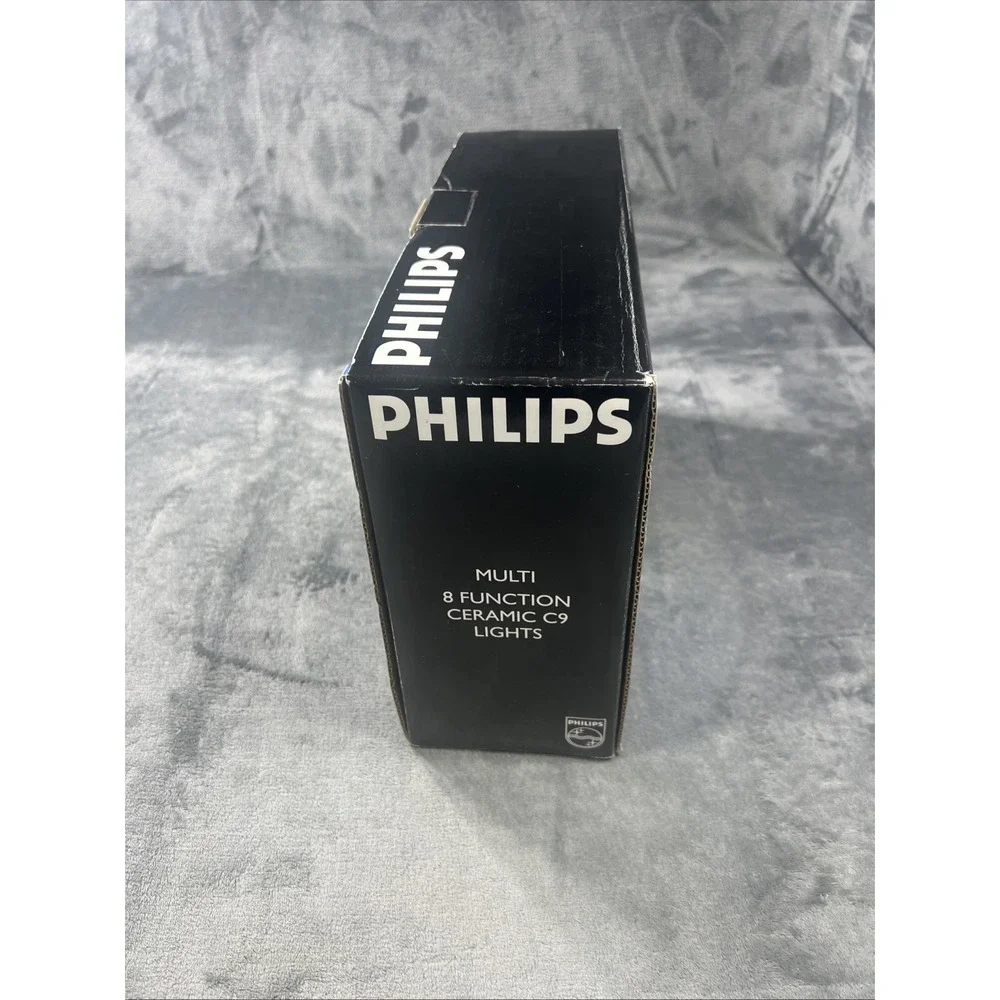 NEW Phillips Ceramic C9 Lights 75 Bulb Energy Saving LED Multi Color 8 Functions